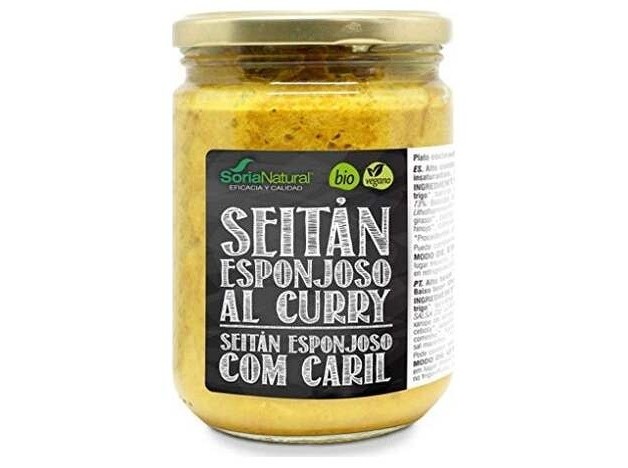 Soria Natural Seitan Esponjoso Curry 375G