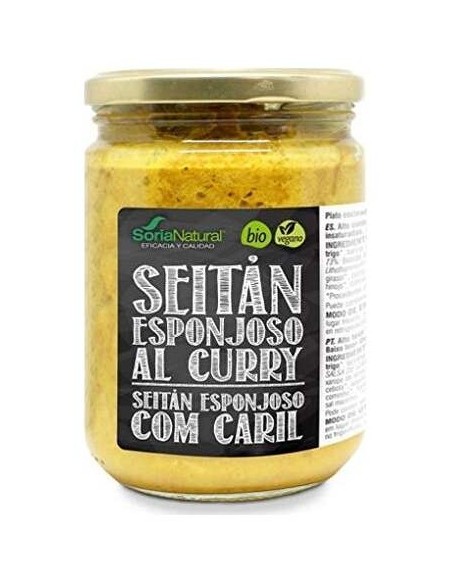 Soria Natural Seitan Esponjoso Curry 375G