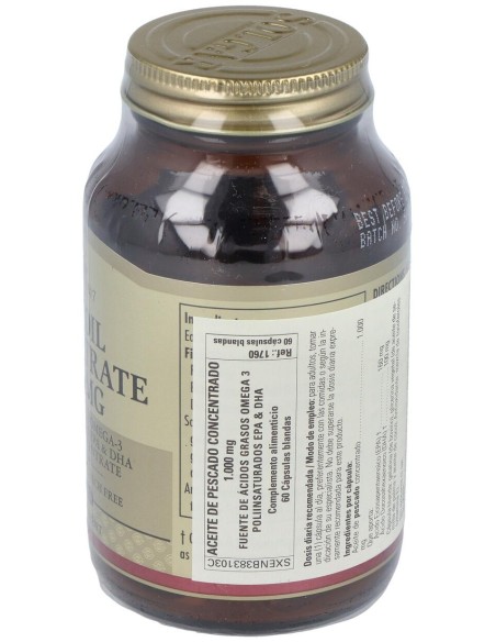 Aceite De Pescado Concentrado 1000Mg 60Cap.