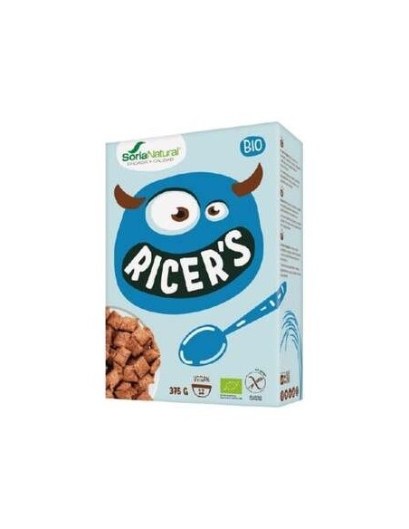 Ricers Cereales Cacao Y Avellanas 375G Bio Vegan
