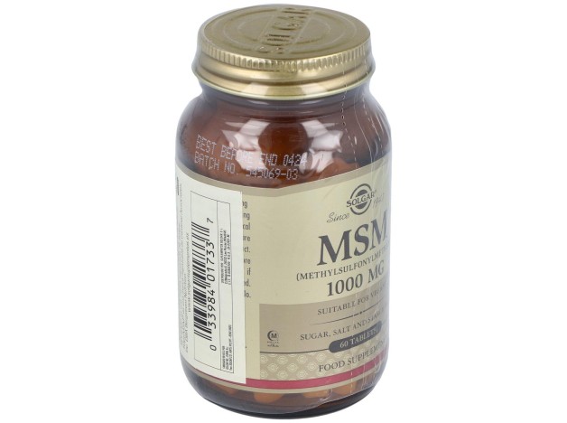 Solgar Msm Metilsulfonilmetano 1000Mg 60Comp
