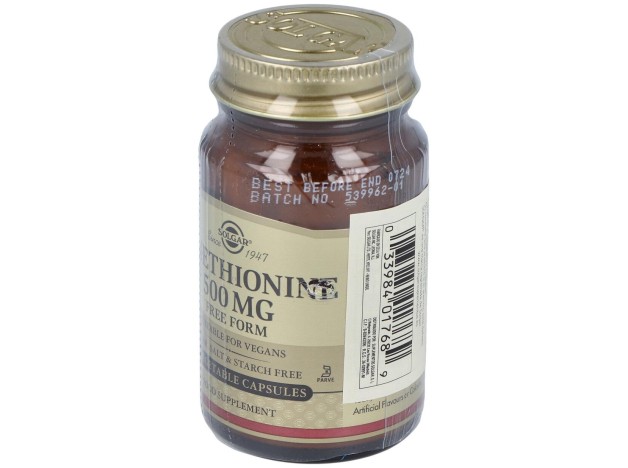 L-Metionina 500 Mg 30 Vcaps