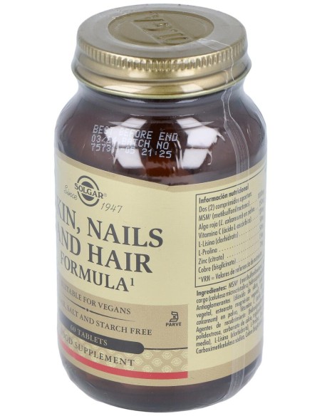 Hair-Skin-Nails (Pelo Piel Y Uñas) 60Comp.