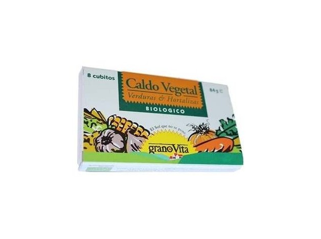 Granovita Caldo Veg. Cubitos Bio 84G