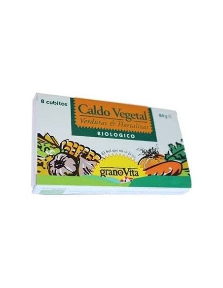Granovita Caldo Veg. Cubitos Bio 84G
