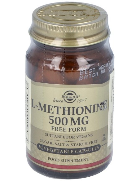 L-Metionina 500 Mg 30 Vcaps