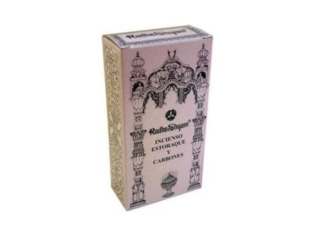 Radhe Shyam Incienso Alcanfor Y Carbones 100G
