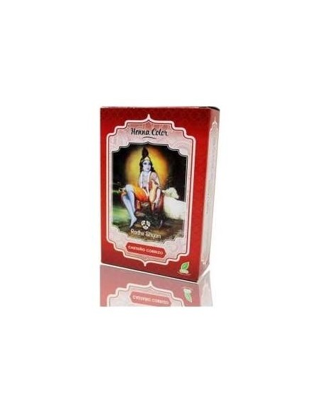 Radhe Shyam Henna Castaño Cobrizo En Polvo