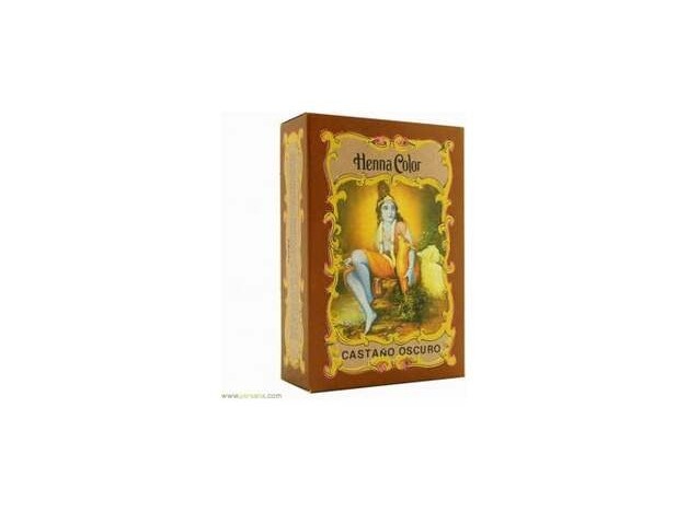 Radhe Shyam Henna Castaño Oscuro Prof Polvo 100Gr