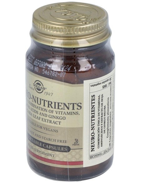 Solgar Neuro Nutrientes 30 Caps