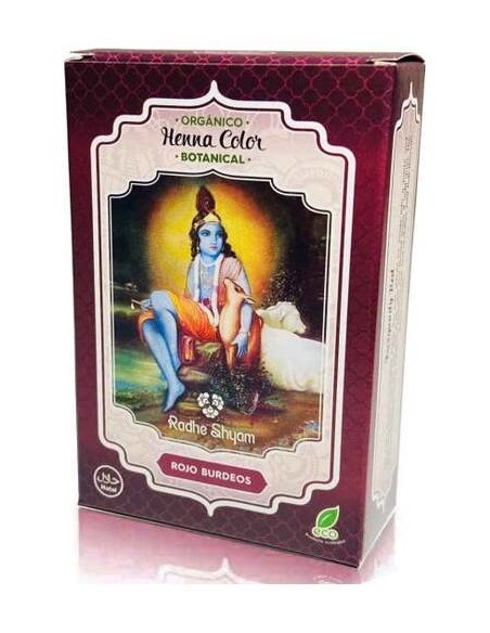 Henna Polvo Botanicals Rojo Burdeos 100Gr.
