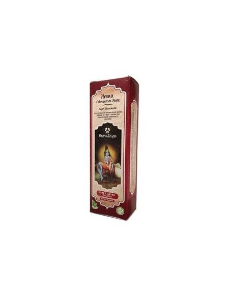 Radhe Shyam Henna Super Caoba Oscuro Pasta 200G