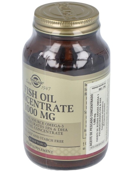 Aceite De Pescado Concentrado 1000Mg 60Cap.