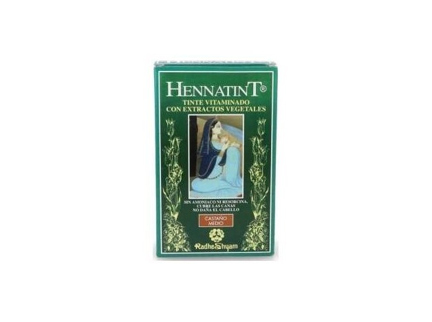 Radhe Shyam Hennatint Castaño Medio 60Ml