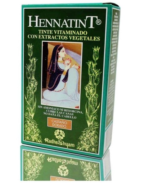 Radhe Shyam Hennatint Castaño Dorado 120Ml