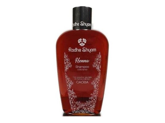 Radhe Shyam Champú Henna Color Caoba 400Ml