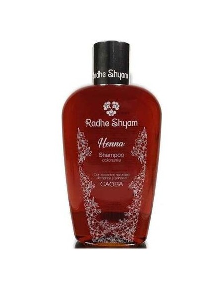 Radhe Shyam Champú Henna Color Caoba 400Ml