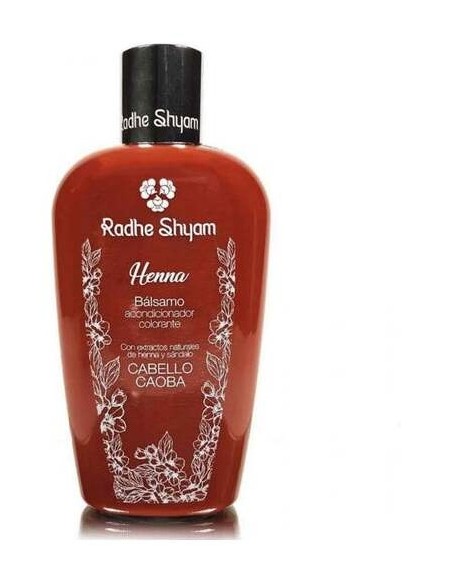 Balsamo Acondicionador Henna Color Caoba 400Ml.