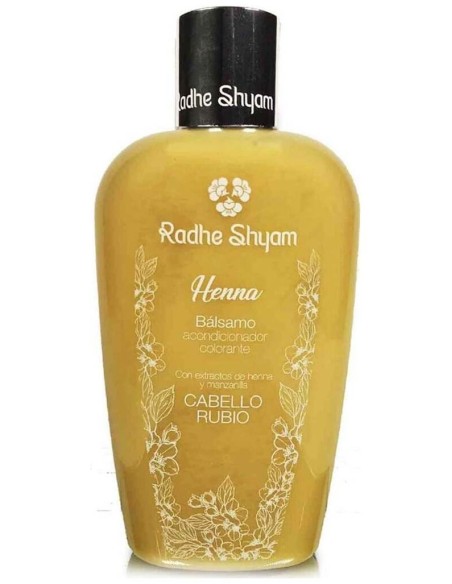Balsamo Acondicionador Henna Color Rubio 400Ml.