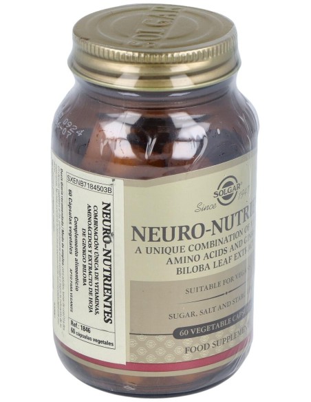 Solgar Neuro Nutrientes 60Caps