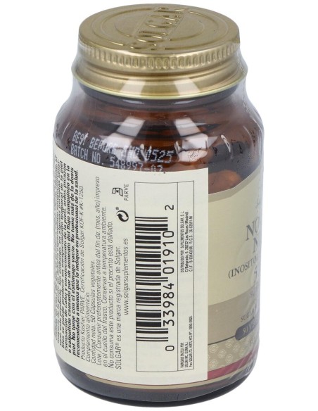 Niacina No Ruborizante 500Mg. 50Vegicaps
