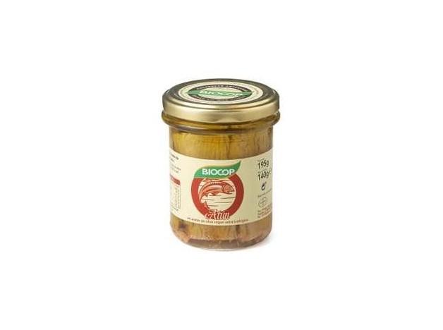 Biocop Atun Filetes Bio Bote Cristal 195Gr