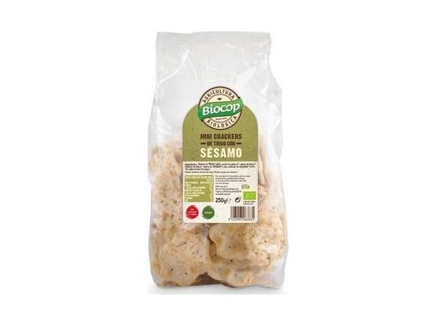 Mini Crackers De Trigo Sesamo 250Gr. Bio Vegan