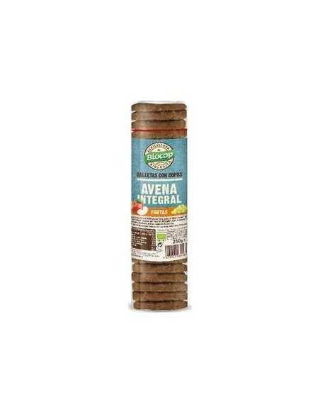 Biocop Galletas Copos De Avena Integral Y Frutas Bio 250G