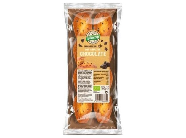 Biocop Magdalenas Con Chips De Chocolate Bio 180G