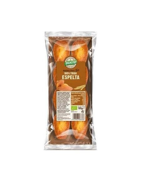 Biocop Magdalenas Trigo Espelta 100% Bio 180G