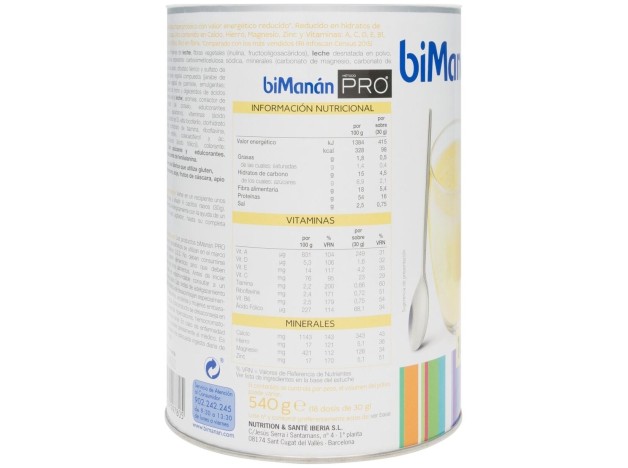 Bimanán® Befit Proteína Batidos Sabor Vainilla...