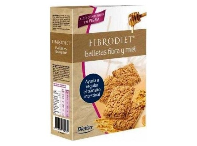 Dietisa Fibrodiet Galletas Fibra Miel 400G