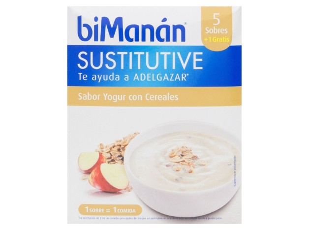 Bimanán Crema Yogur Con Cereales 312 G, 6 Uds
