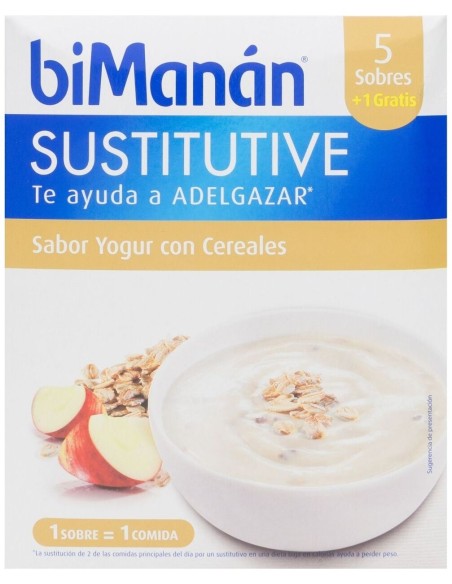 Bimanán Crema Yogur Con Cereales 312 G, 6 Uds