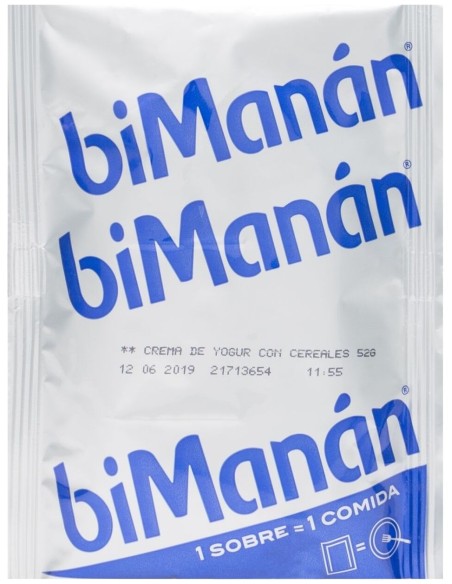 Bimanán Crema Yogur Con Cereales 312 G, 6 Uds