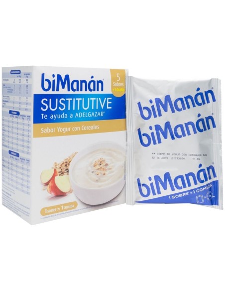 Bimanán Crema Yogur Con Cereales 312 G, 6 Uds