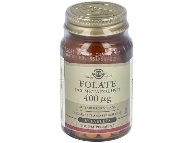 Solgar Folato Como Metafolin 400Mcg 50Comp