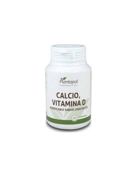 Plantapol Calcio_ Vitamina D Masticable Sabor Chocolate 60 Compr