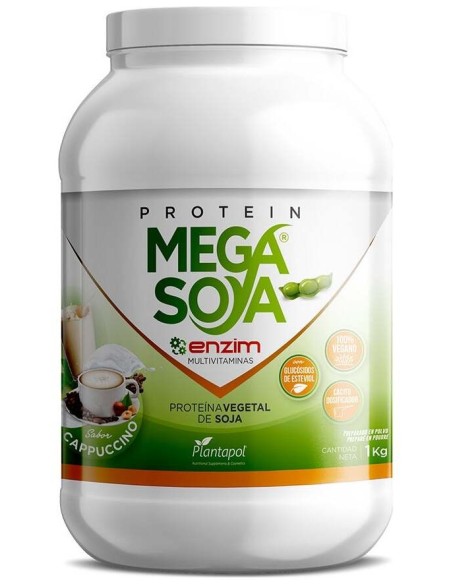 Protein Mega Soya Proteina De Soja Capuchino 1Kg.