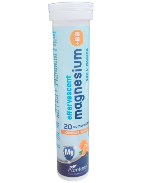 Plantapol Magnesio Con Vitamina B2 375Mg Con L-Leucina 20Comp