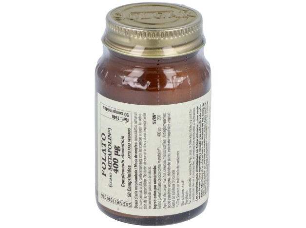 Solgar Folato Como Metafolin 400Mcg 50Comp