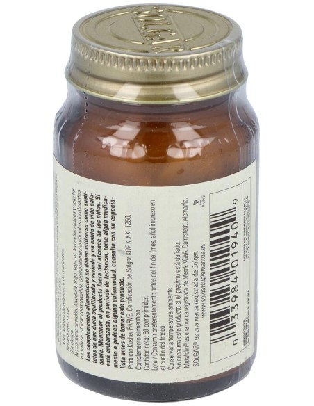Solgar Folato Como Metafolin 400Mcg 50Comp