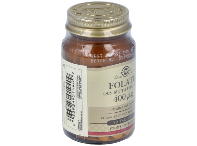 Solgar Folato Como Metafolin 400Mcg 50Comp