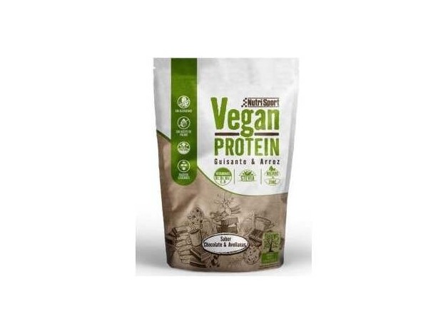 Nutrisport Vegan Protein Choco Avellanas 520G