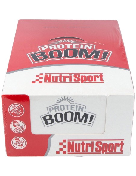 Nutrisport Caja Protein Boom Cookies Cream 24Uds