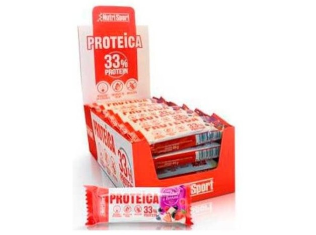 Nutrisport Protein Bar White Choco Red Berries...