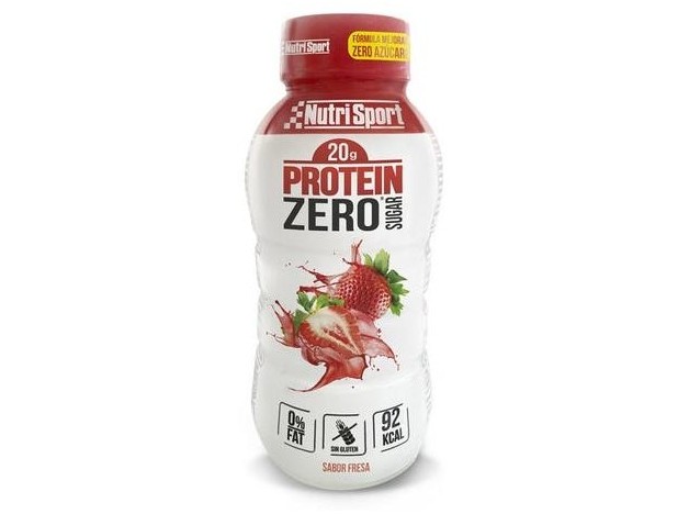 Nutrisport Protein Zero Sugar Batido Fresa 330Ml