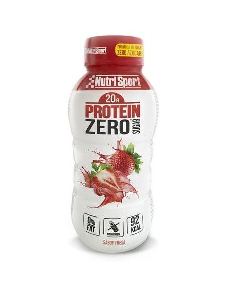 Nutrisport Protein Zero Sugar Batido Fresa 330Ml