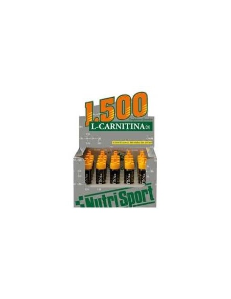 Nutrisport Lcarnitina 1500 Fresa 20 Viales