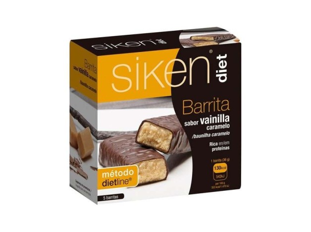Sikendiet Barrita Vainilla Caramelo 5Uds